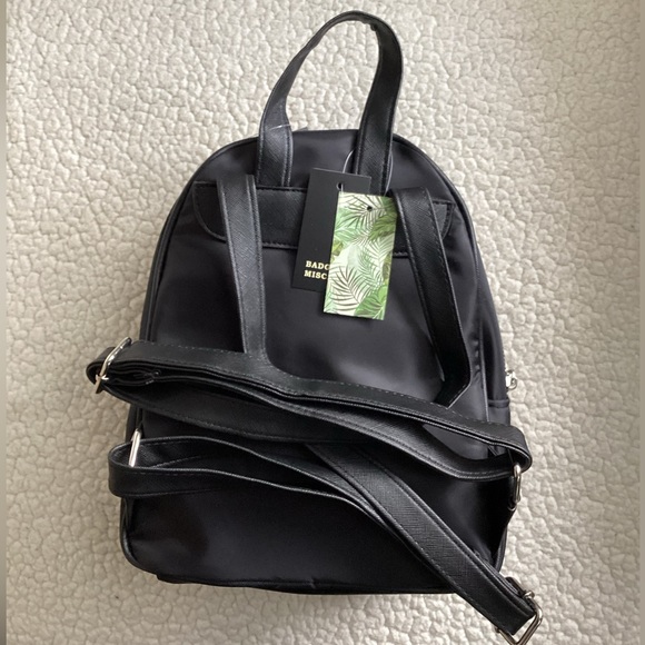 NWT Bagdley Mischka Mini Nylon Backpack - Picture 5 of 7